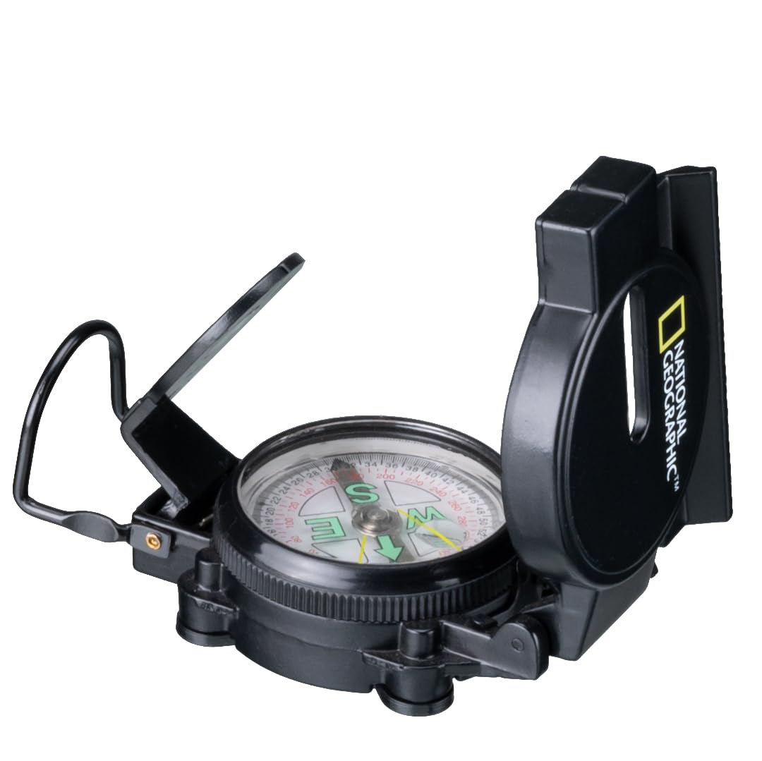 National Geographic Stazioni meteorologiche ed elettronica outdoor bussola 360° con marsupio