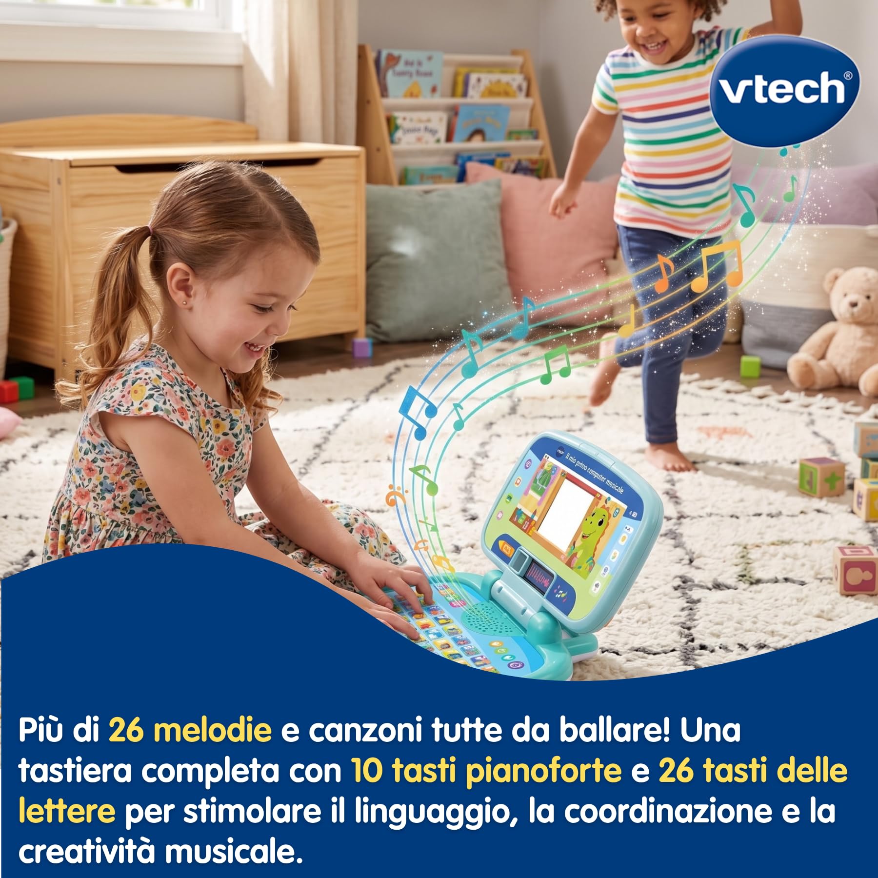VTech Giocattoli 3-6 anni Il mio primo computer musicale per bambini
