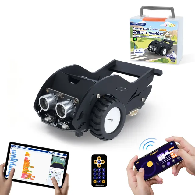 ACEBOTT Explorer Series QE028 SharkBot auto robotica programmabile