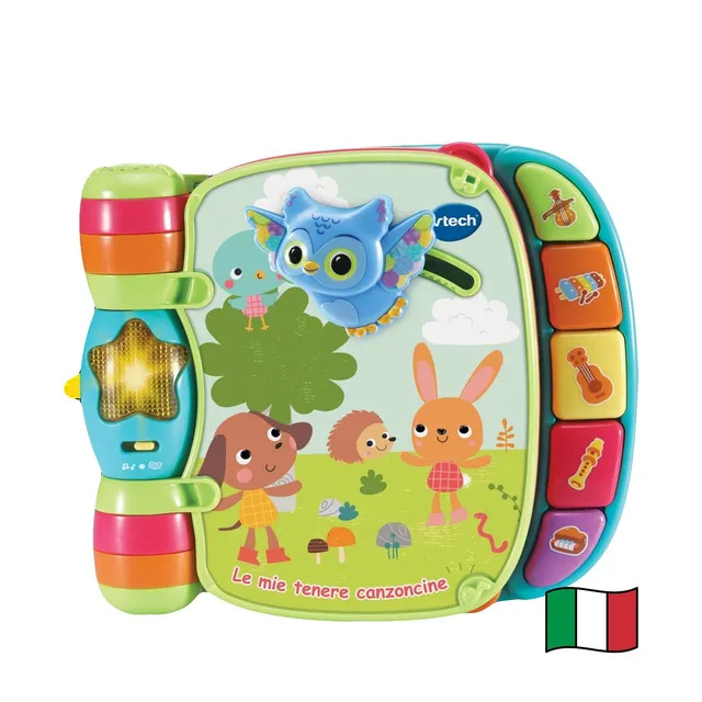 VTech Giocattoli 0-12 mesi Il Mio Primo Libro Interattivo Canzoncine