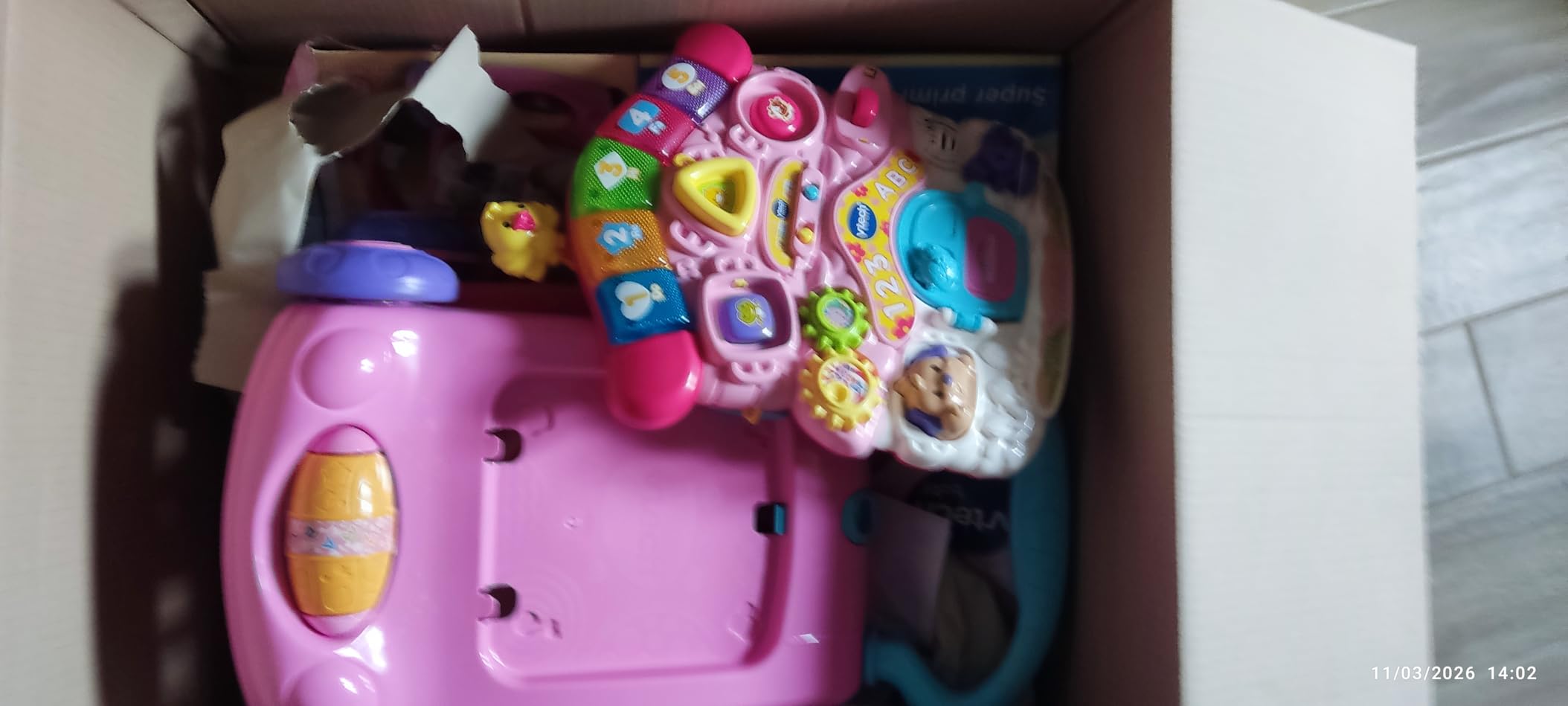 V-Tech Giocattoli 1-3 anni Super Primi Passi Parlante Primipassi arancione