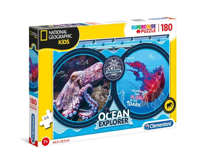 National Geographic Kids – Giochi e puzzle Ocean Expedition puzzle 180 pezzi