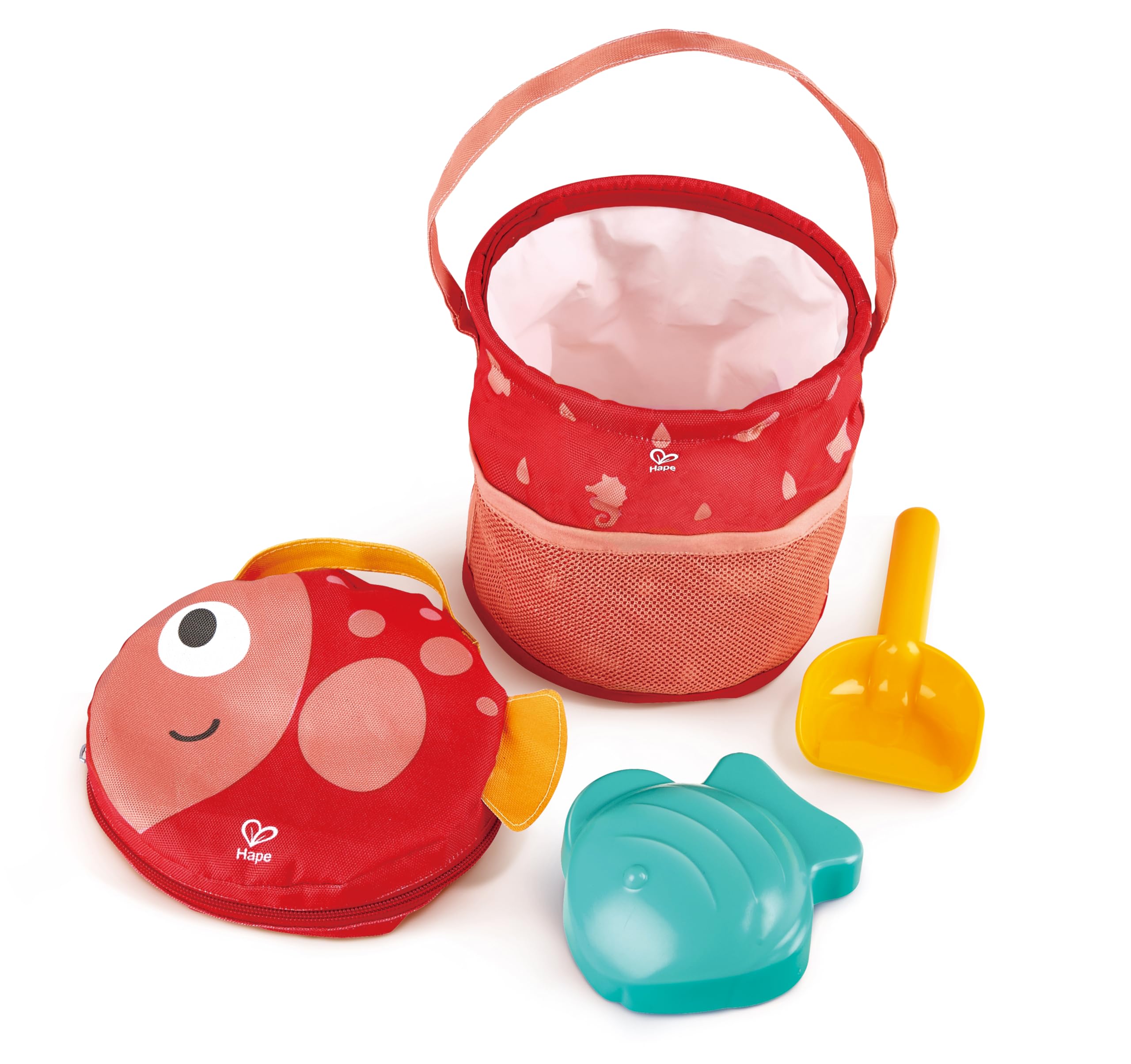 Hape Giochi da spiaggia set pieghevole con secchiello e paletta