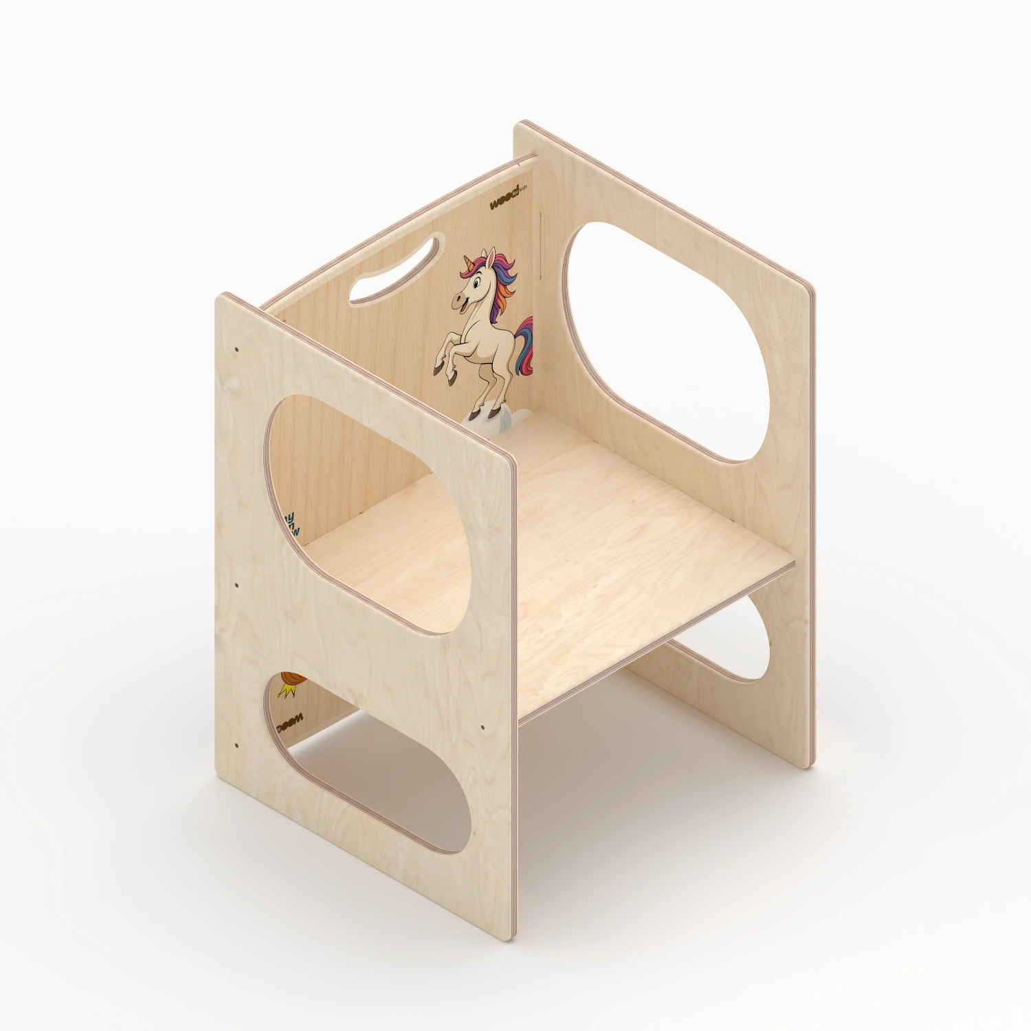 Il Pianeta delle idee Wood for Kids Montessori Poltrona della crescita Montessori