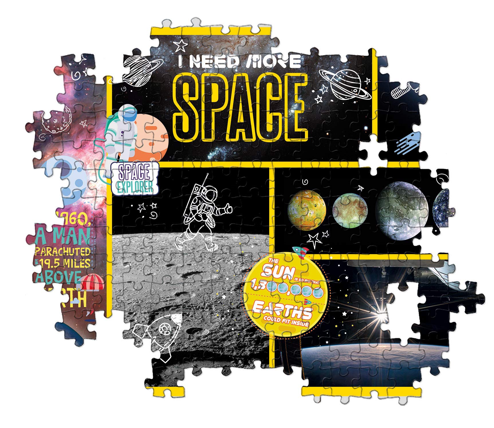 National Geographic Kids I Need More Space puzzle 180 pezzi colorato
