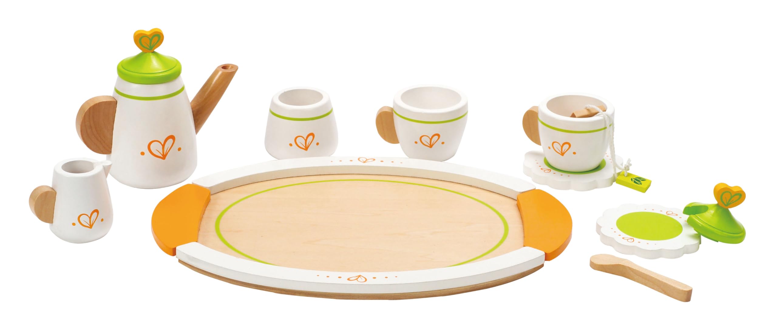 Hape Cucina e accessori E3124 Servizio da tè per Due in legno