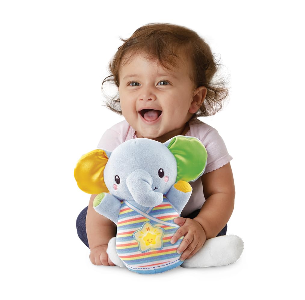 VTech Giocattoli 0-12 mesi Nino Elefantino Luminoso peluche interattivo 0-36 mesi