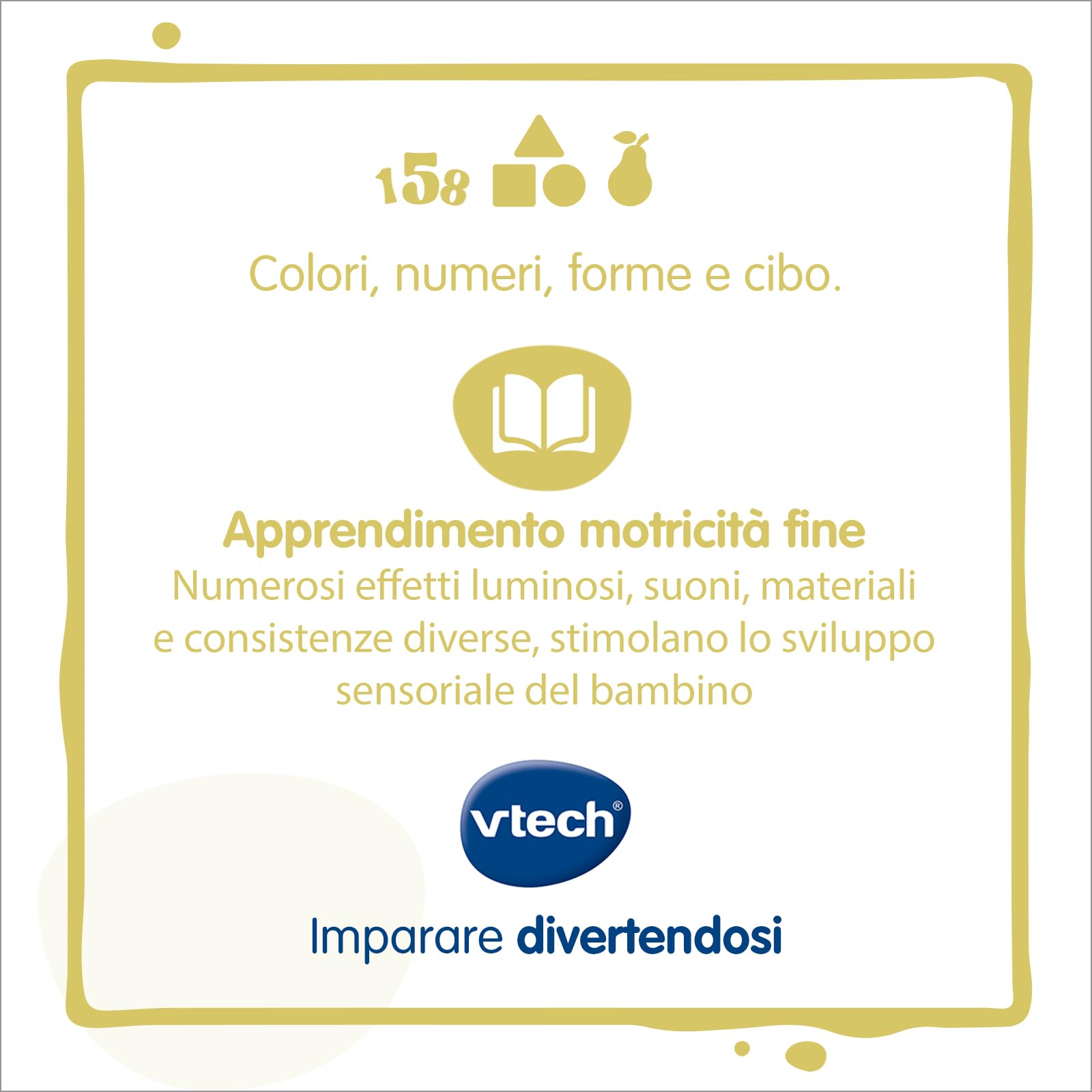 VTech Giocattoli 1-3 anni GiocaImpara tavolo attività 9-36 mesi con xilofono