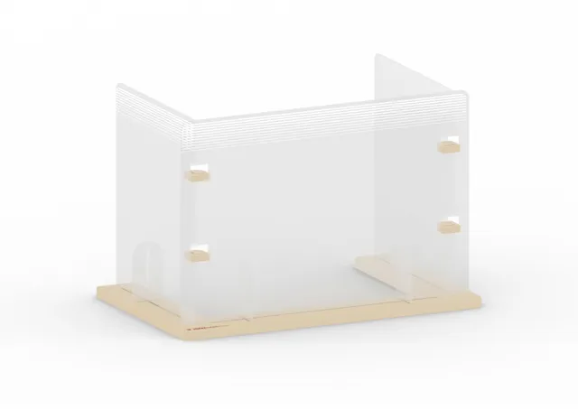 Il Pianeta delle idee Arredare Safe Desk Student Modello C schermo protettivo