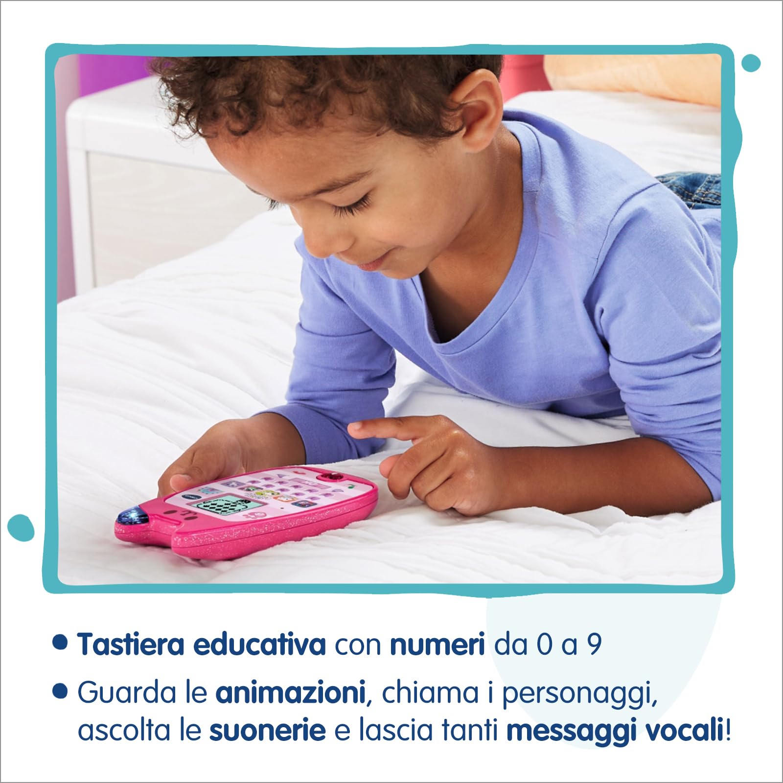 VTech Giocattoli 3-6 anni Il mio meraviglioso telefono di Gabby giocattolo rosa