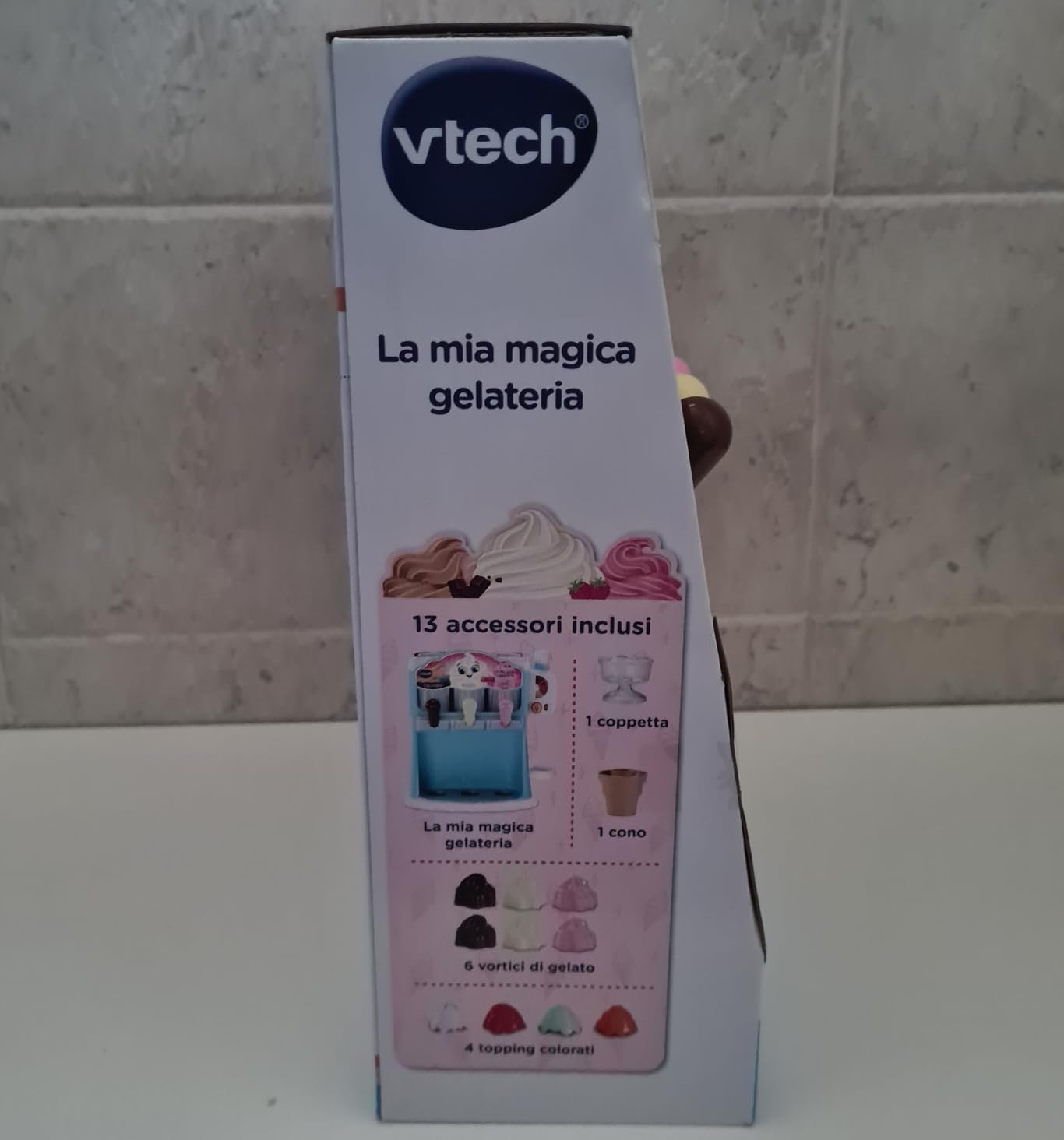 VTech La Mia Magica Gelateria, gelatiera giocattolo con 12 accessori