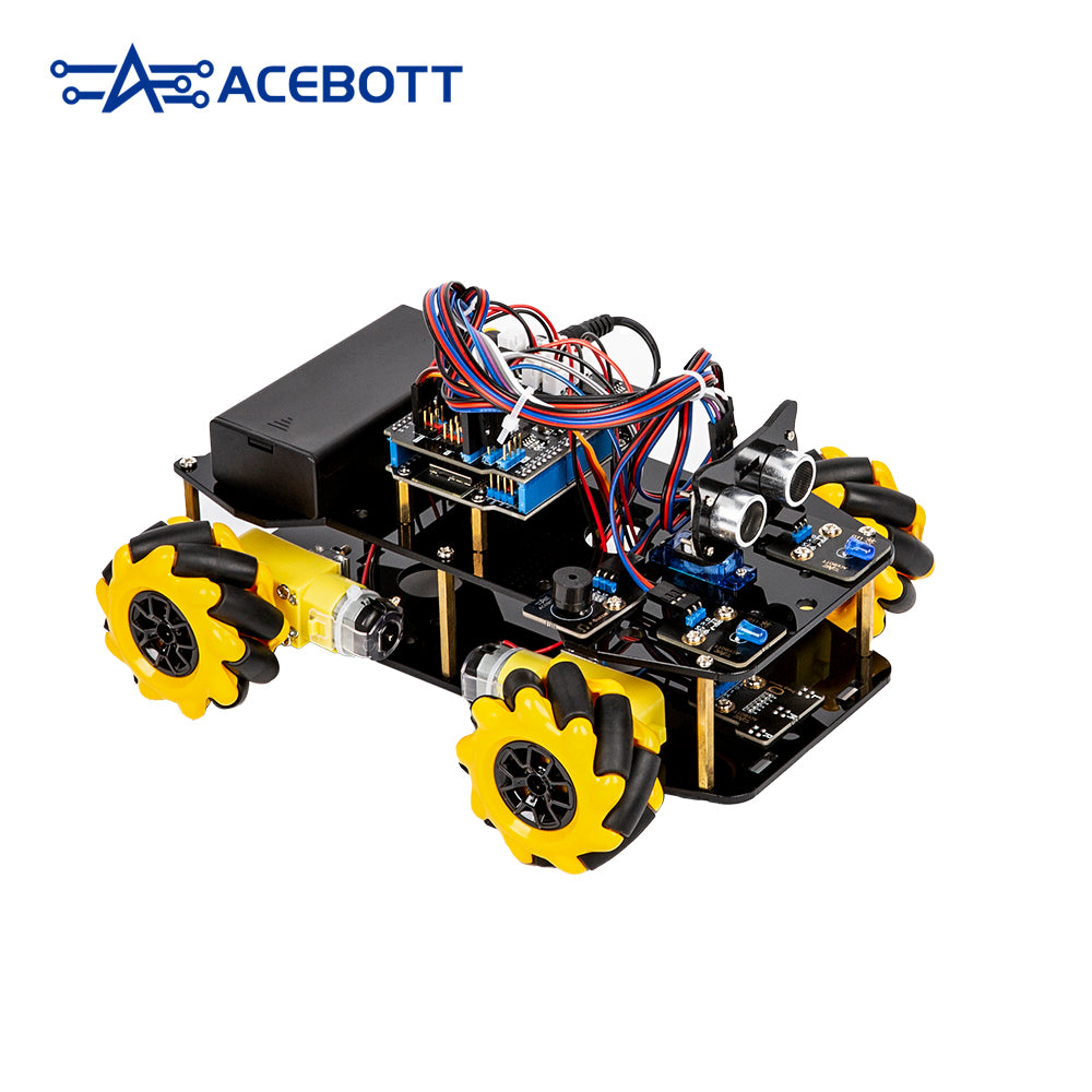 ACEBOTT Explorer Series QD001 kit auto robot 4WD ESP32 Starter