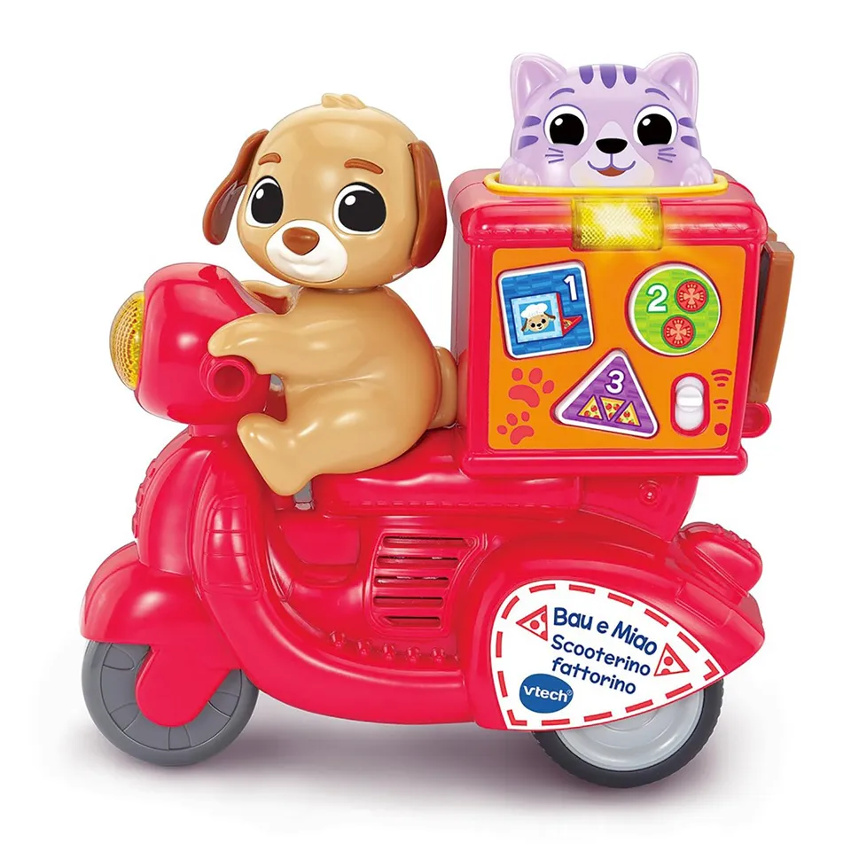 VTech Giocattoli 1-3 anni Bau e Miao Scooterino Fattorino scooter 12-36 mesi