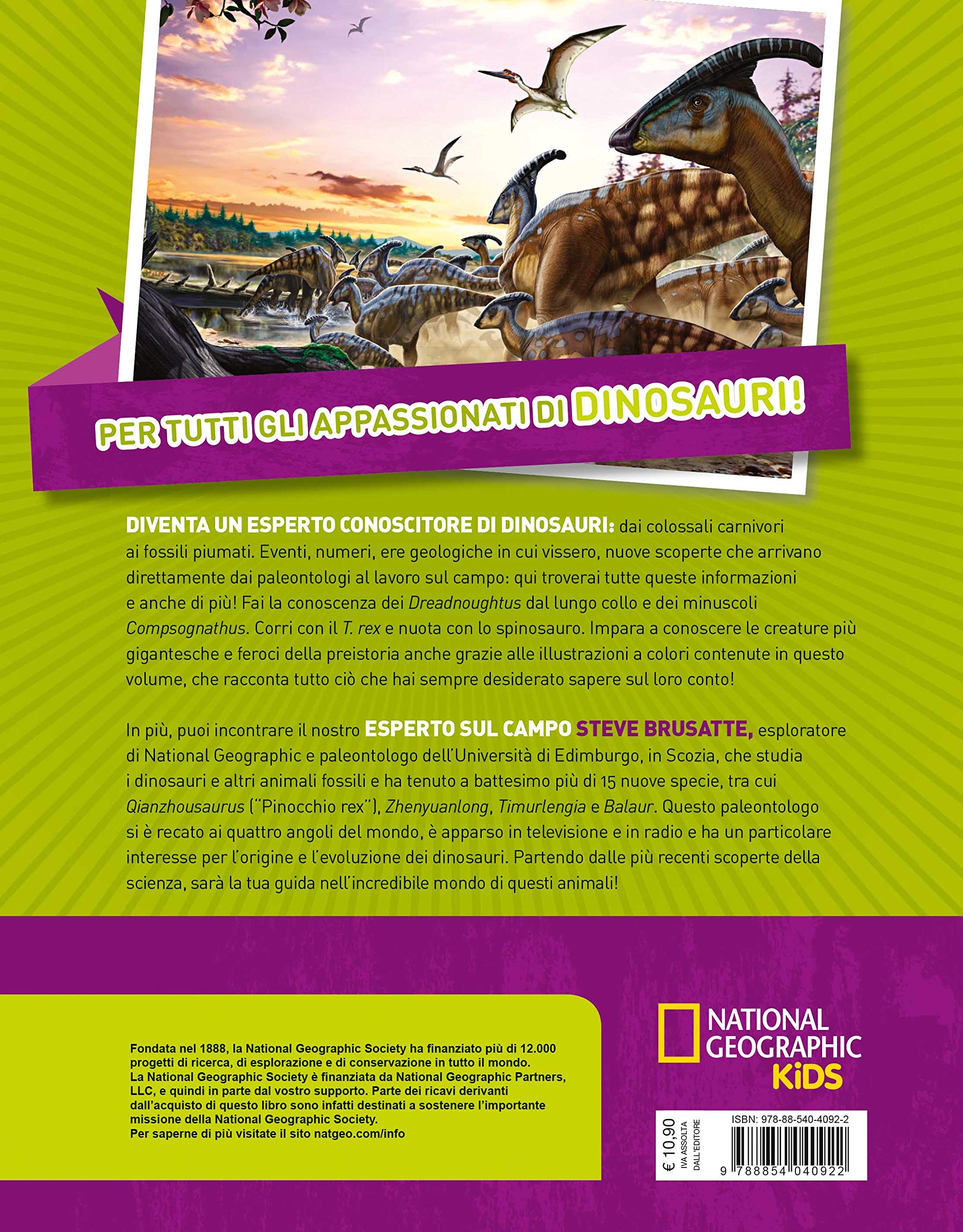 National Geographic Kids – Libri Dinosauri Absolute expert libro