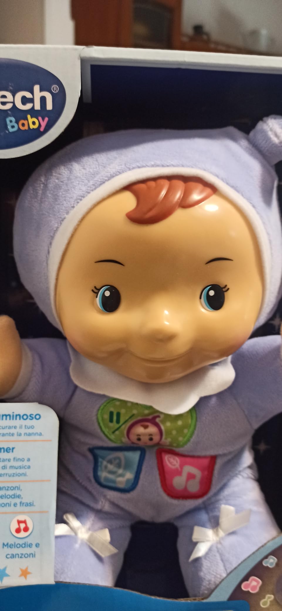 VTech Robi bambola interattiva in peluche 0-36 mesi luminosa