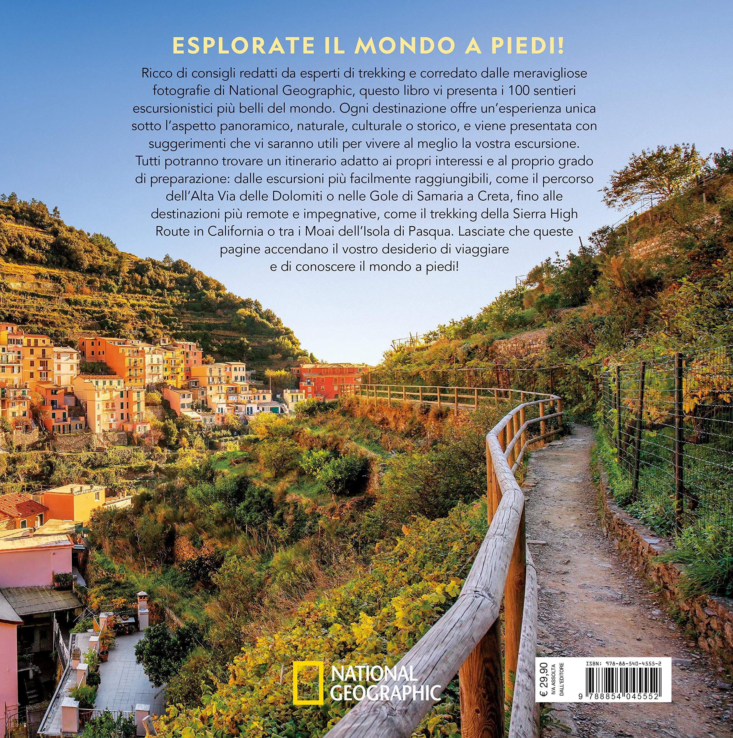 National Geographic – Libri 100 trekking imperdibili libro a colori