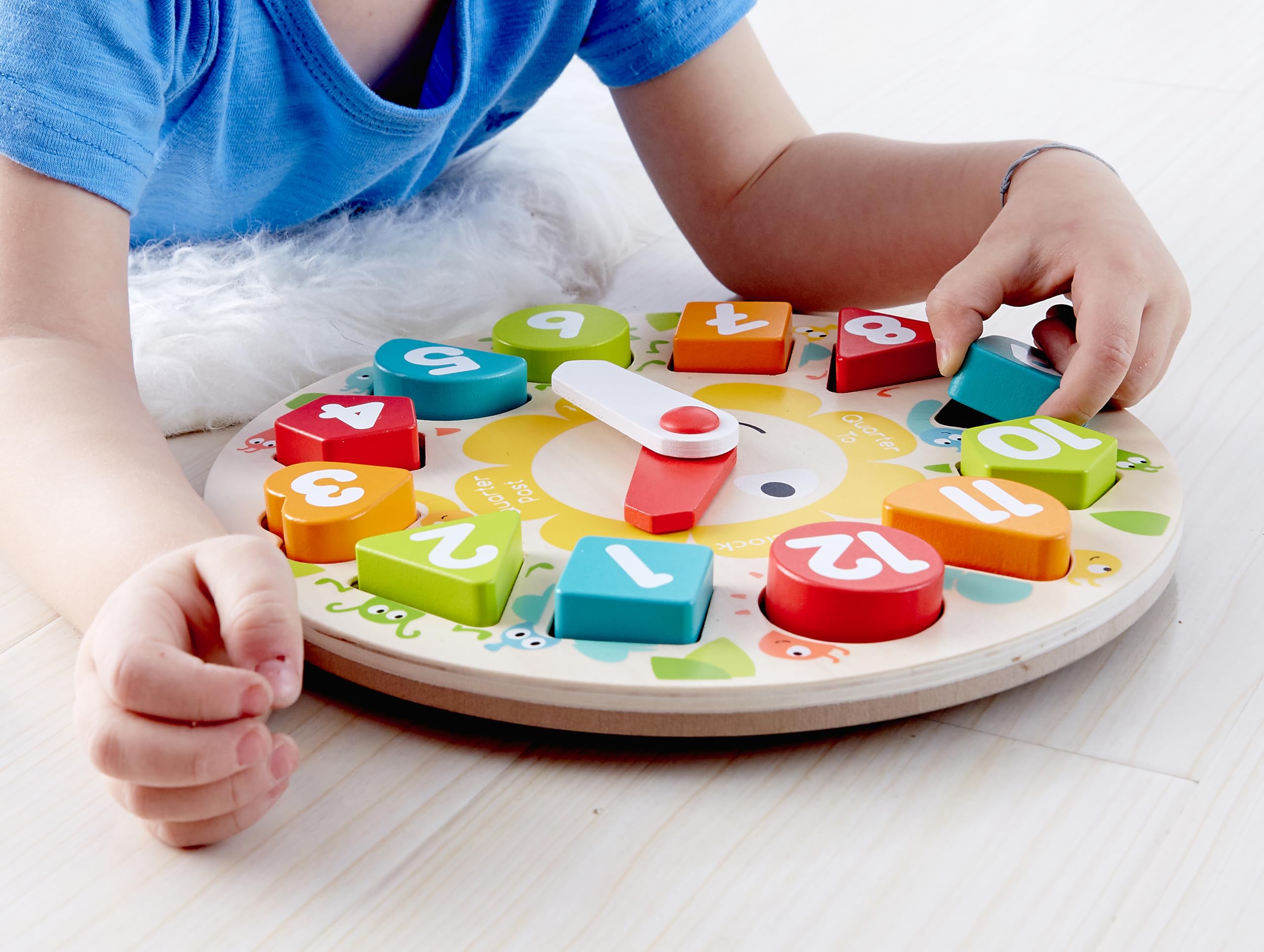Hape Puzzle Orologio Incastro in legno educativo dai 3 anni
