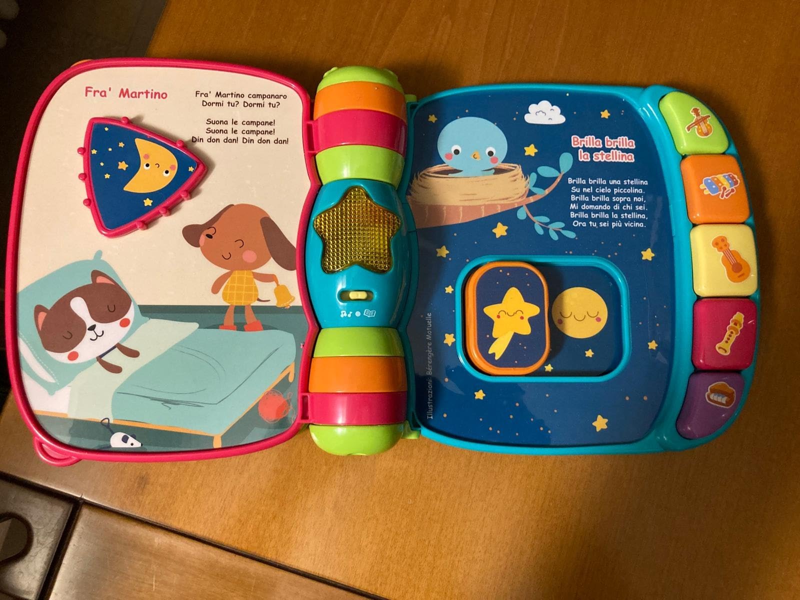 VTech Giocattoli 0-12 mesi Il Mio Primo Libro Interattivo Canzoncine