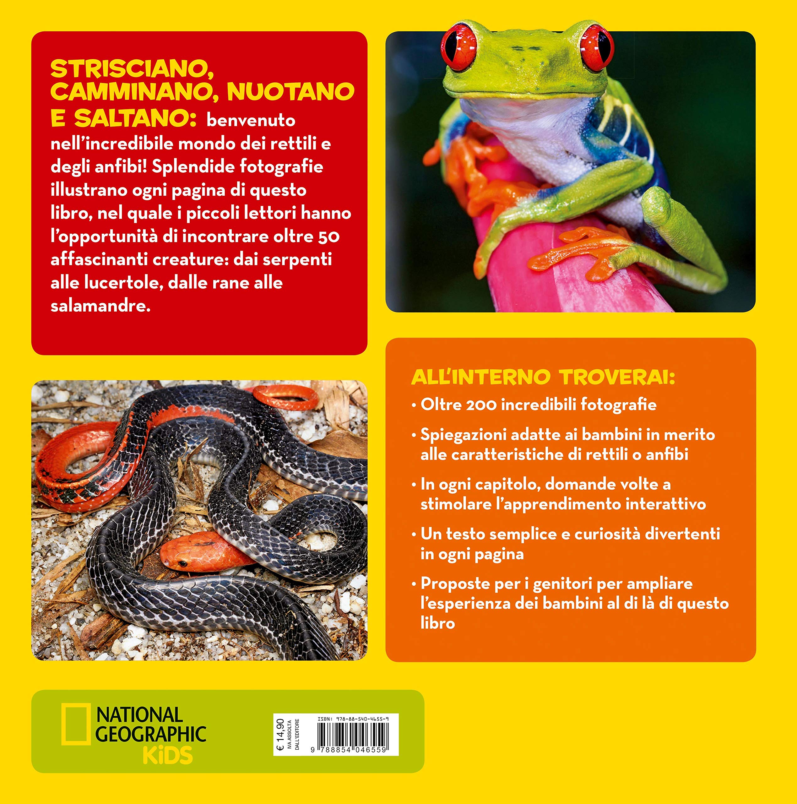 National Geographic Kids – Libri Il primo grande libro dei rettili e degli anfibi