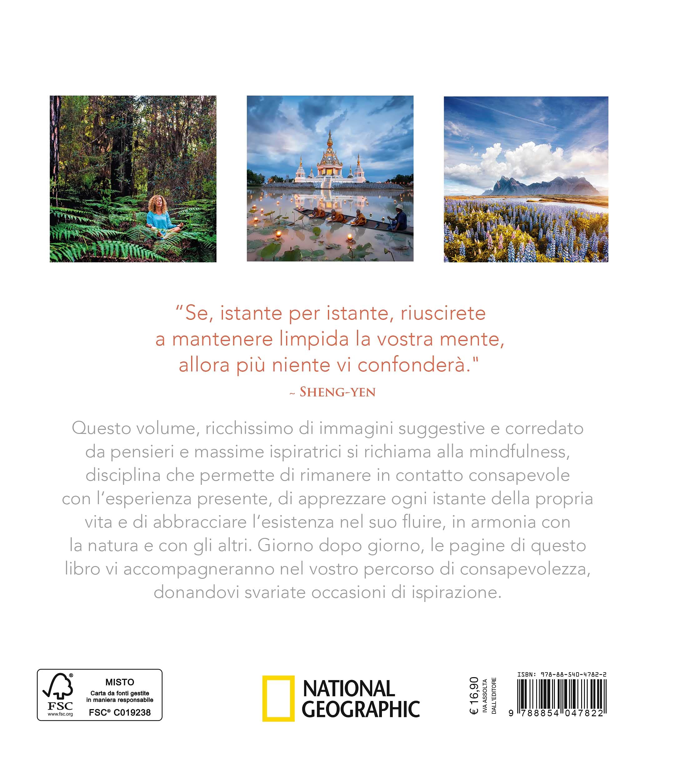 National Geographic Kids Libri 365 pensieri. Mindfulness libro a colori