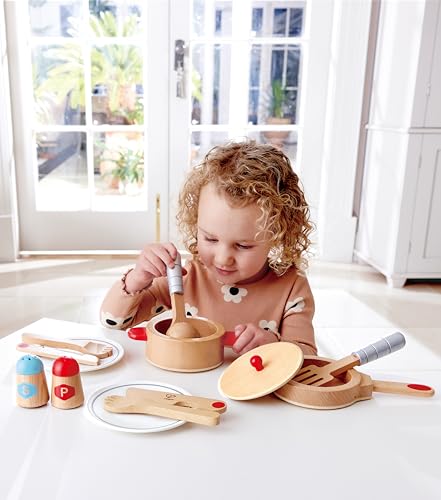 Hape Cucina e accessori Set Cucina & Servi in legno 13 pezzi