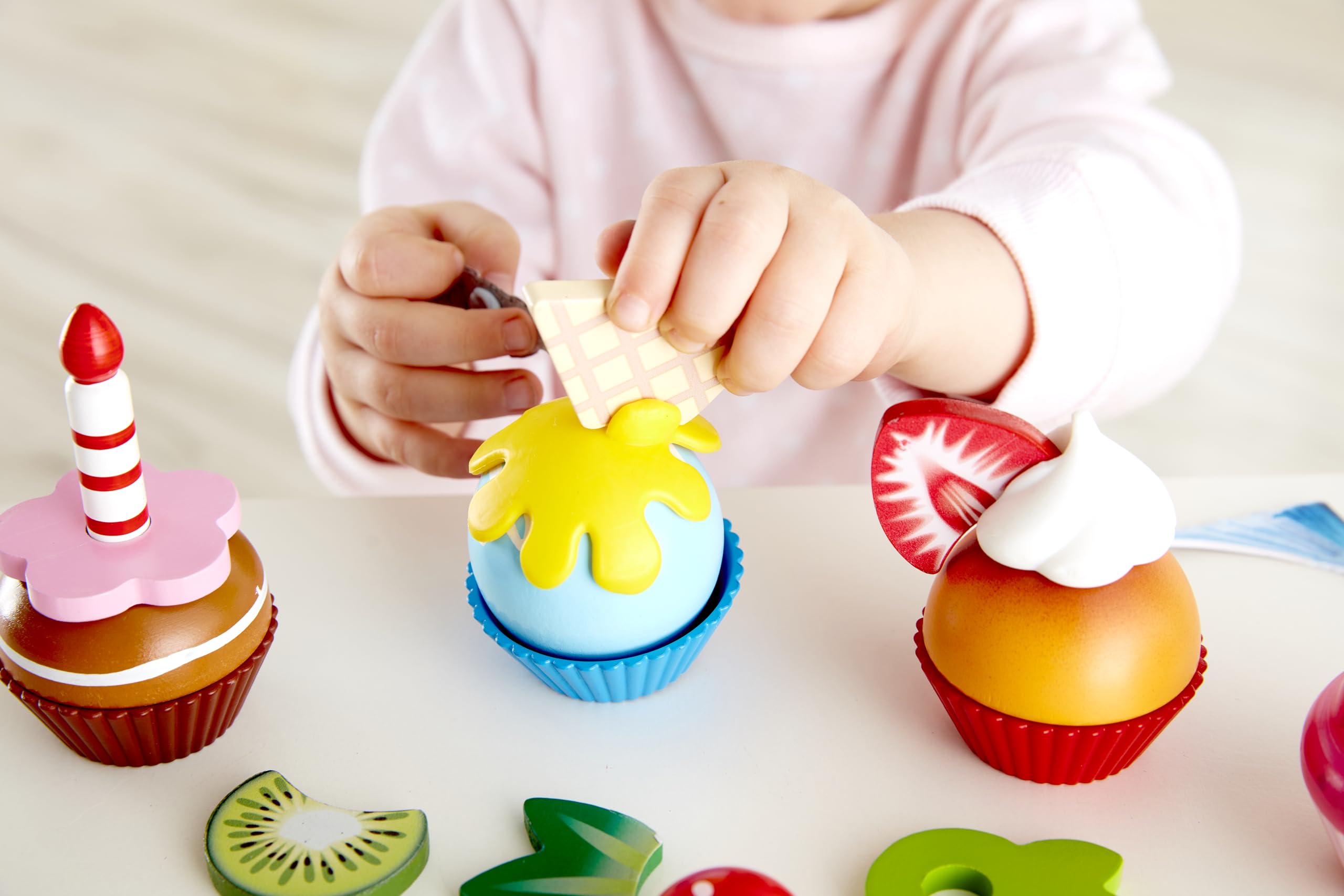 Hape Cucina e accessori Cupcake set da gioco 4 pezzi
