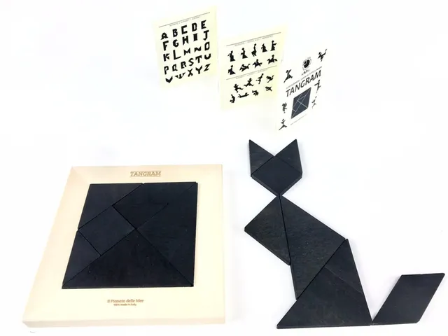Il Pianeta delle idee Giocare Tangram classico gioco in legno 15x15 cm