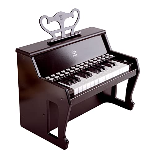 Hape Giochi musicali Impara con le Luci pianoforte nero 25 tasti luminosi