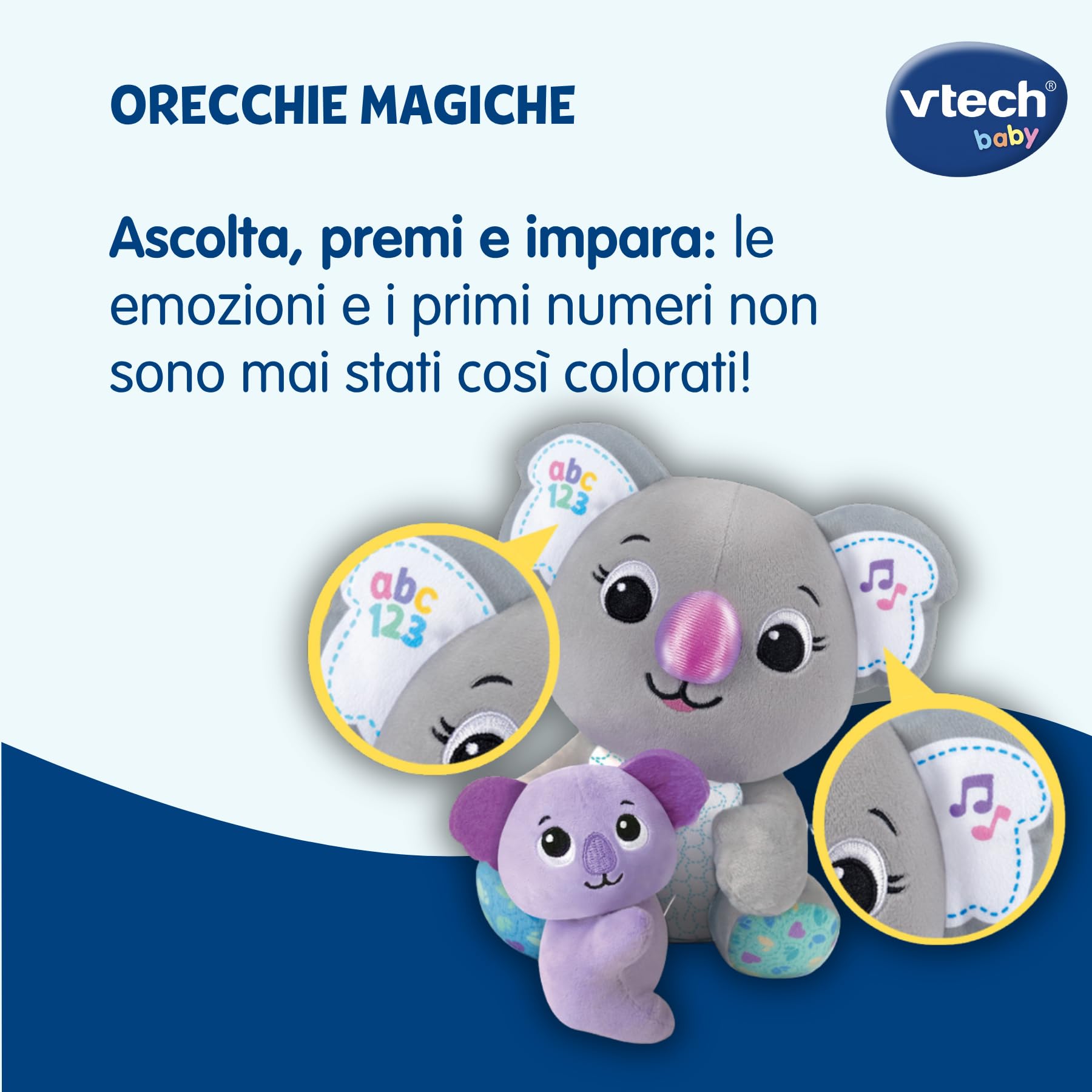 VTech Giocattoli 1-3 anni Lala e Lulu Teneri Abbracci peluche koala 9-36 mesi