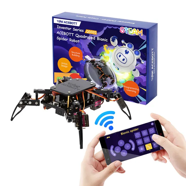 ACEBOTT Inventor Series QD020 robot ragno quadrupede programmabile
