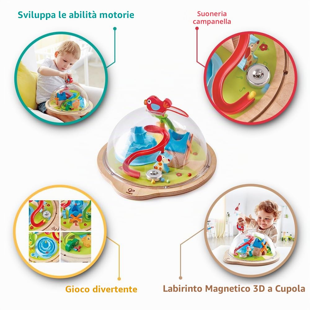 Hape Giochi Avventura nella Valle del Sole labirinto magnetico 3D