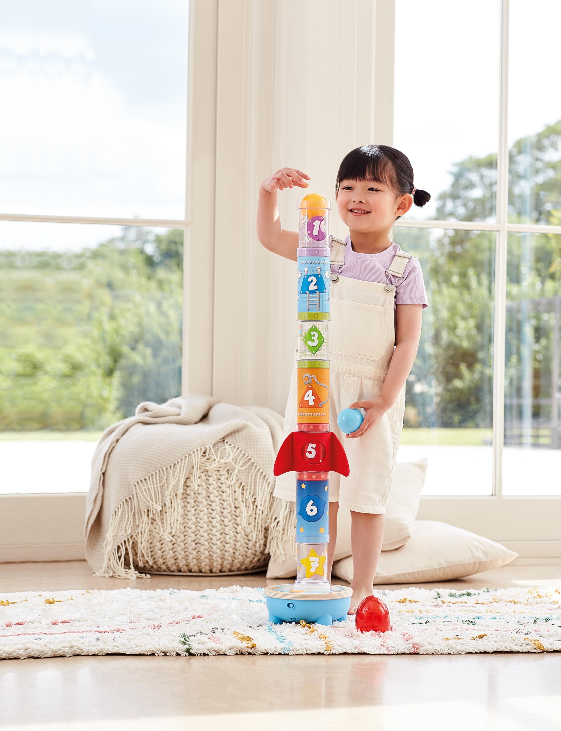 Hape Giocattoli per l'infanzia Razzo Magico spara palline