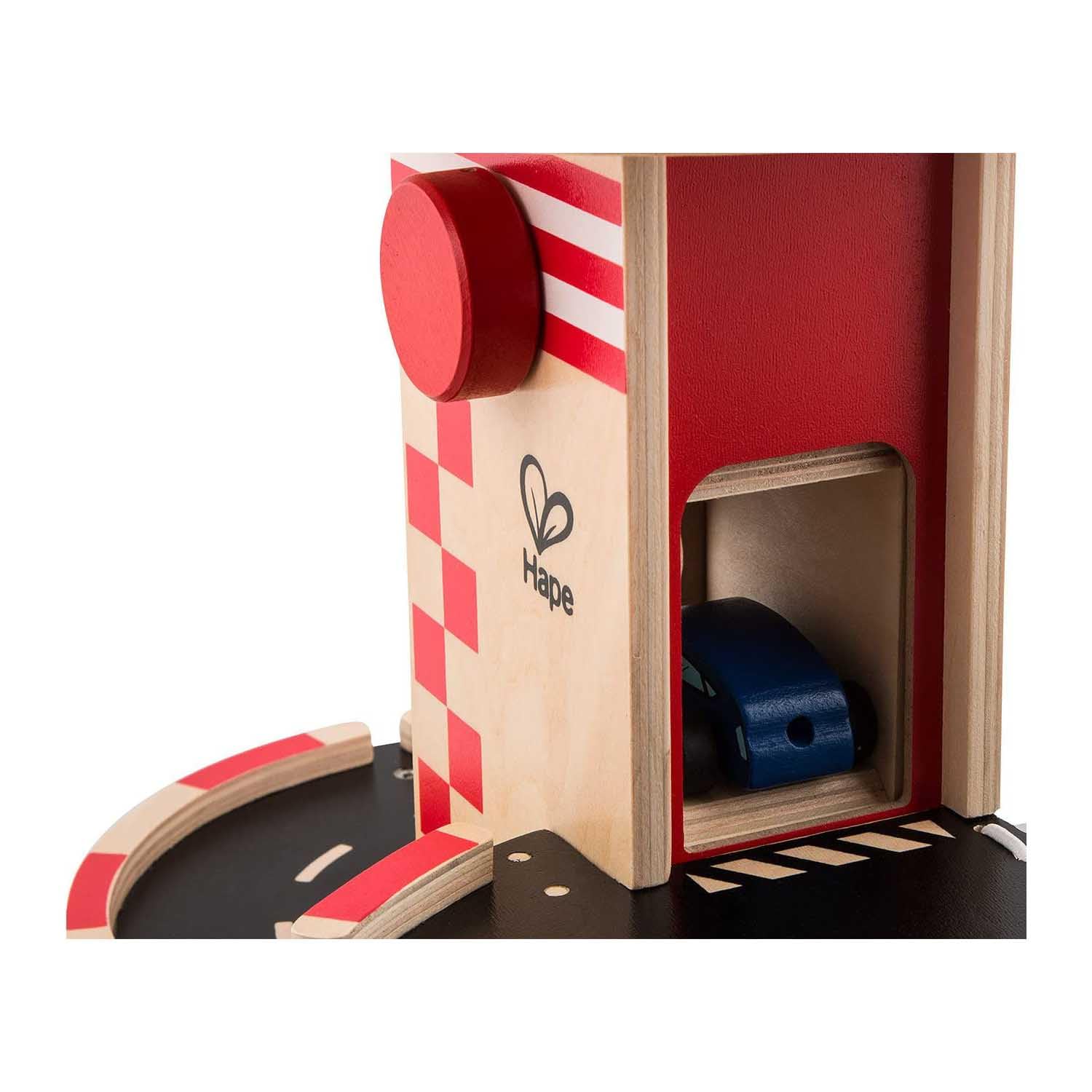 Hape Giochi di ruolo Garage in Legno garage giocattolo a 4 piani