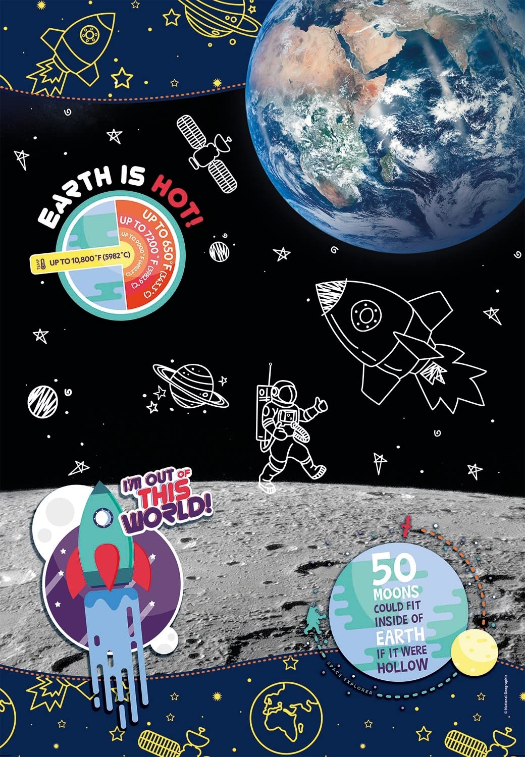 National Geographic Kids – Giochi e puzzle Space Explorer 27142 puzzle 104 pezzi