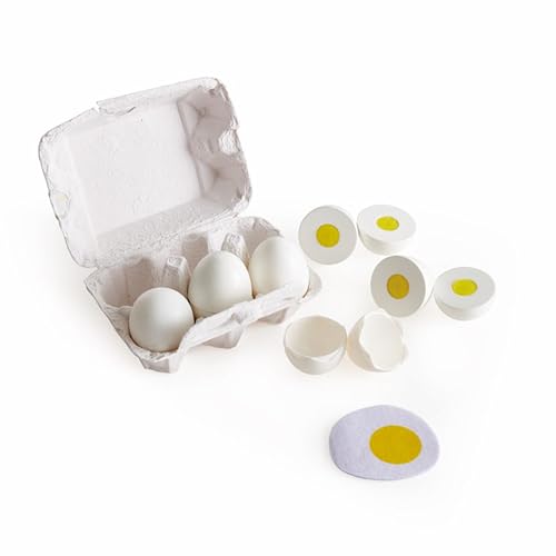 Hape Cucina e accessori Cartone delle Uova set di sei uova in legno