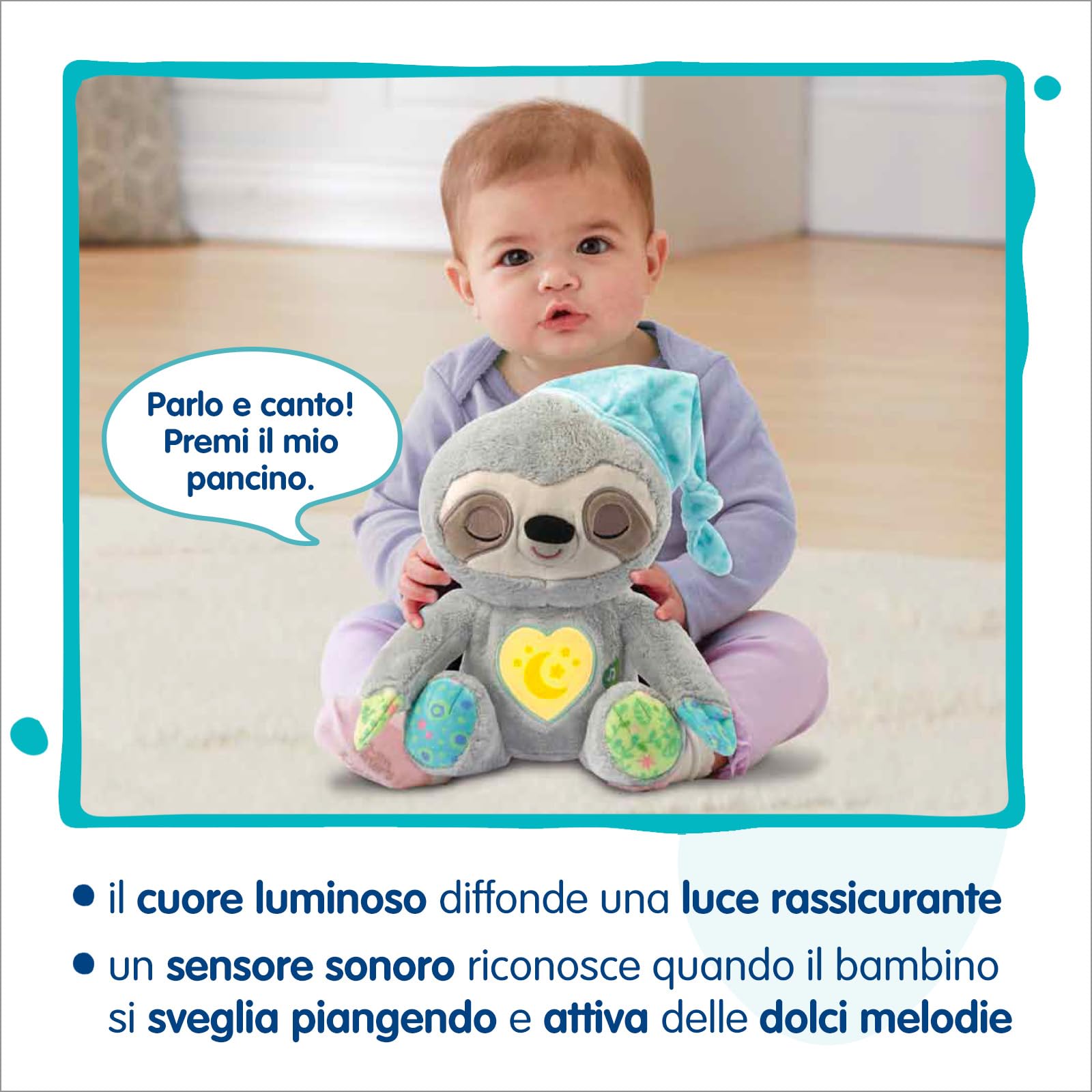 VTech Giocattoli 0-12 mesi Dormiglione Dolce Nanna peluche luce notturna 0-6 anni