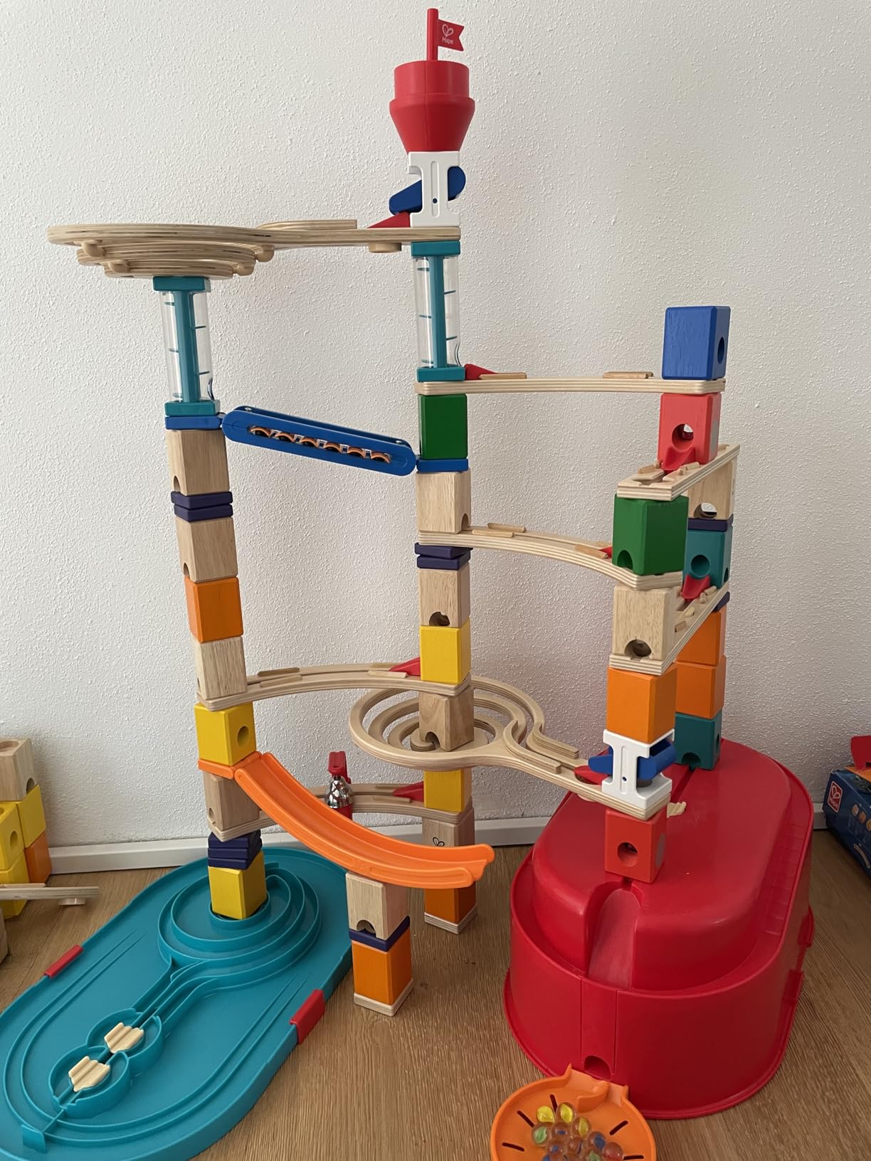 Hape Quadrilla Mega Trampolino espansione pista di biglie