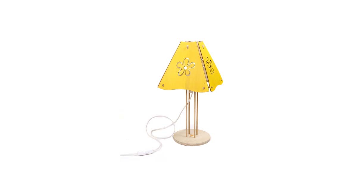 Il Pianeta delle idee Arredare Lampada MiniMA in legno lampada componibile