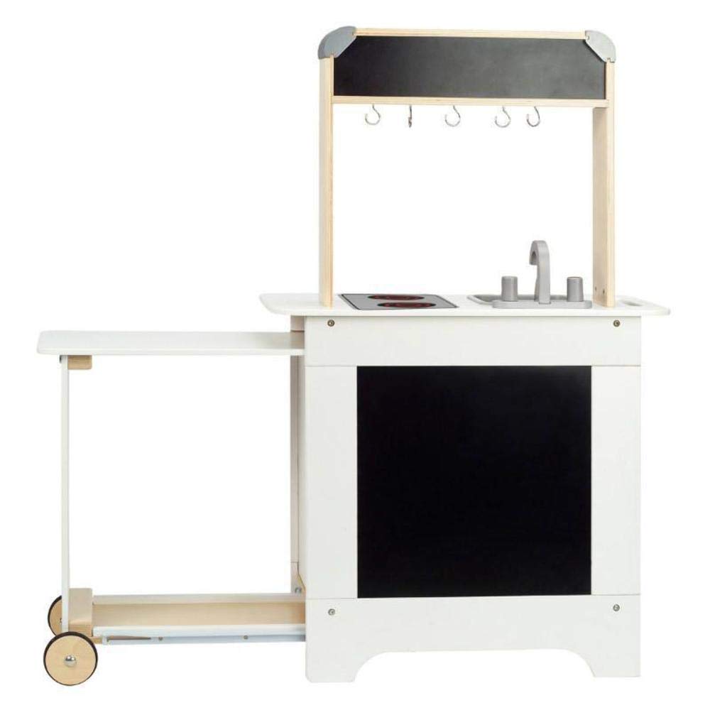 Hape Cucina e accessori Big Rosso, Trasparente cucina giocattolo in legno rossa