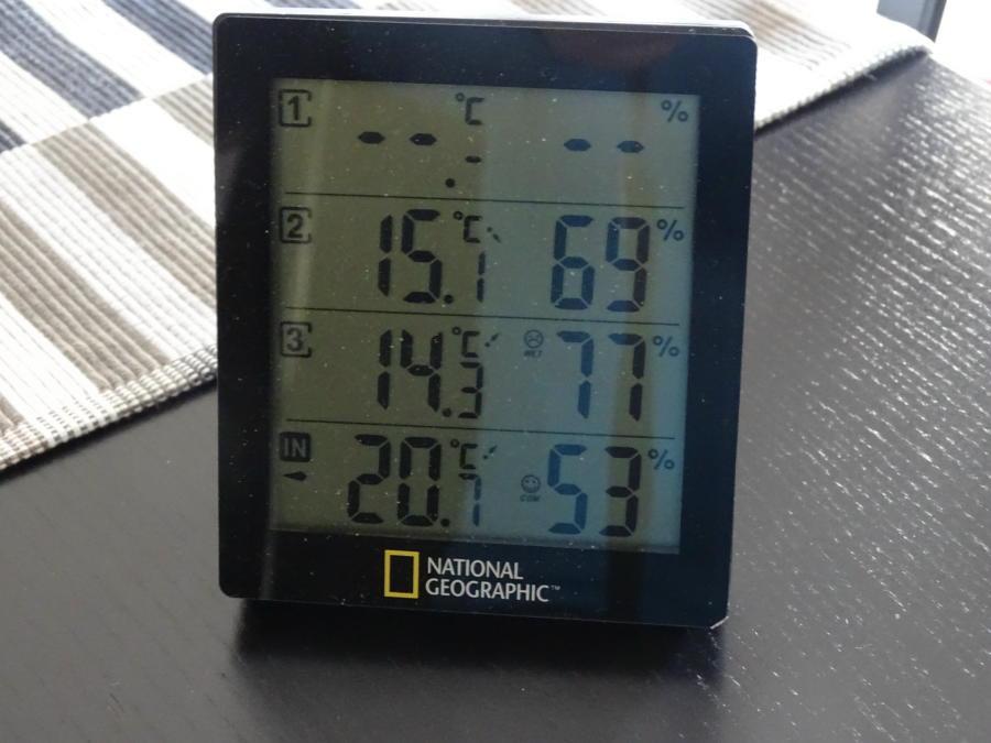National Geographic Stazioni meteorologiche Stazione meteorologica 4 posizioni termoigrometro