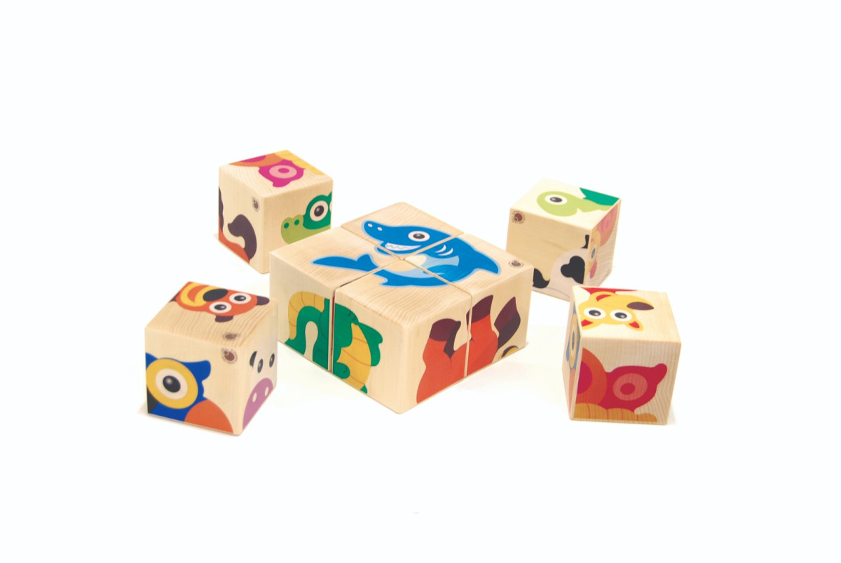 Il Pianeta delle idee Giocare Cubotto – Puzzle 3D in legno