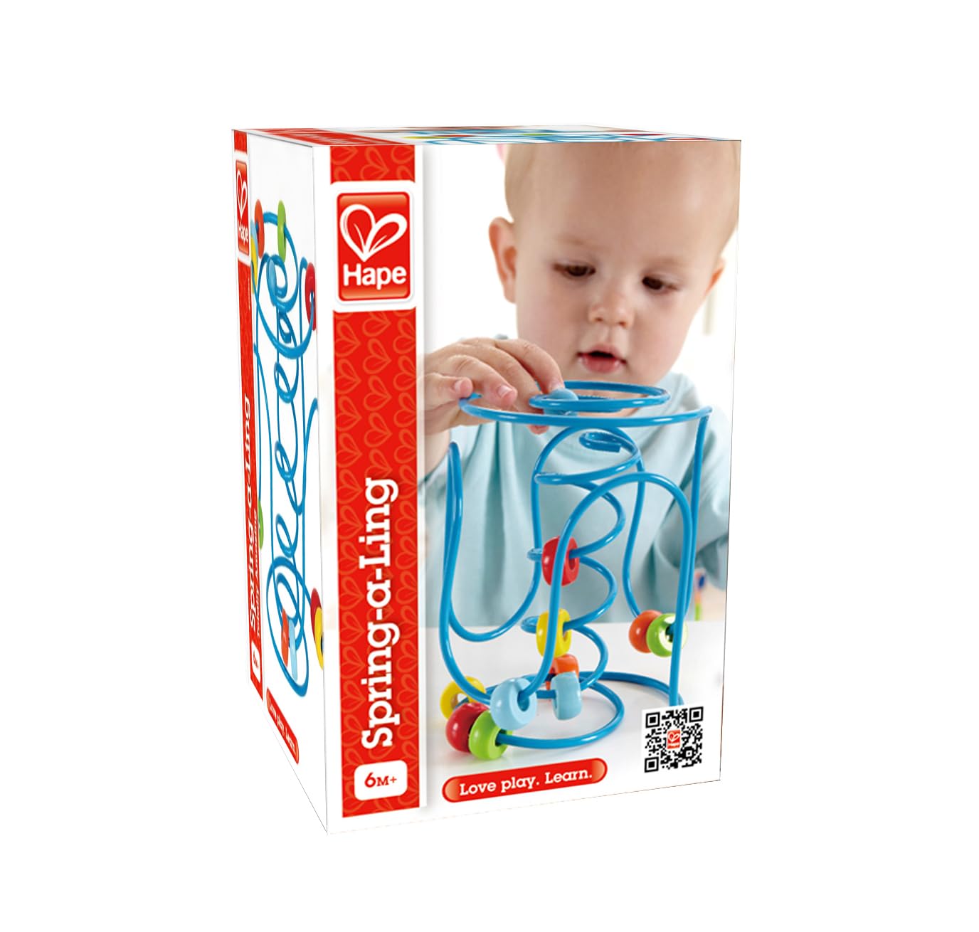 Hape Giocattoli per le abilità motorie E1800 Tracciato Spring-A-Ling