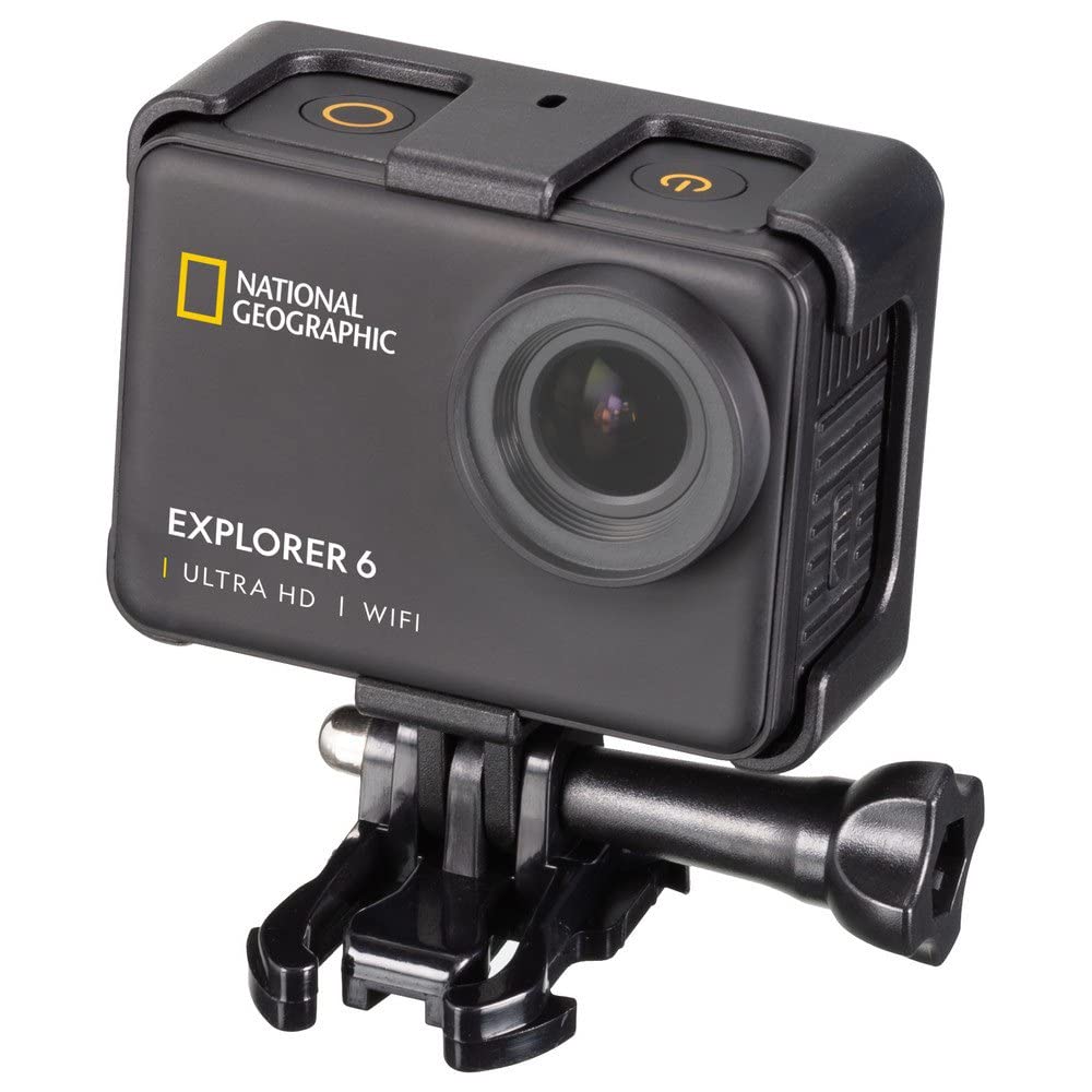 National Geographic Explorer 6 action cam 4K nera impermeabile 10 m