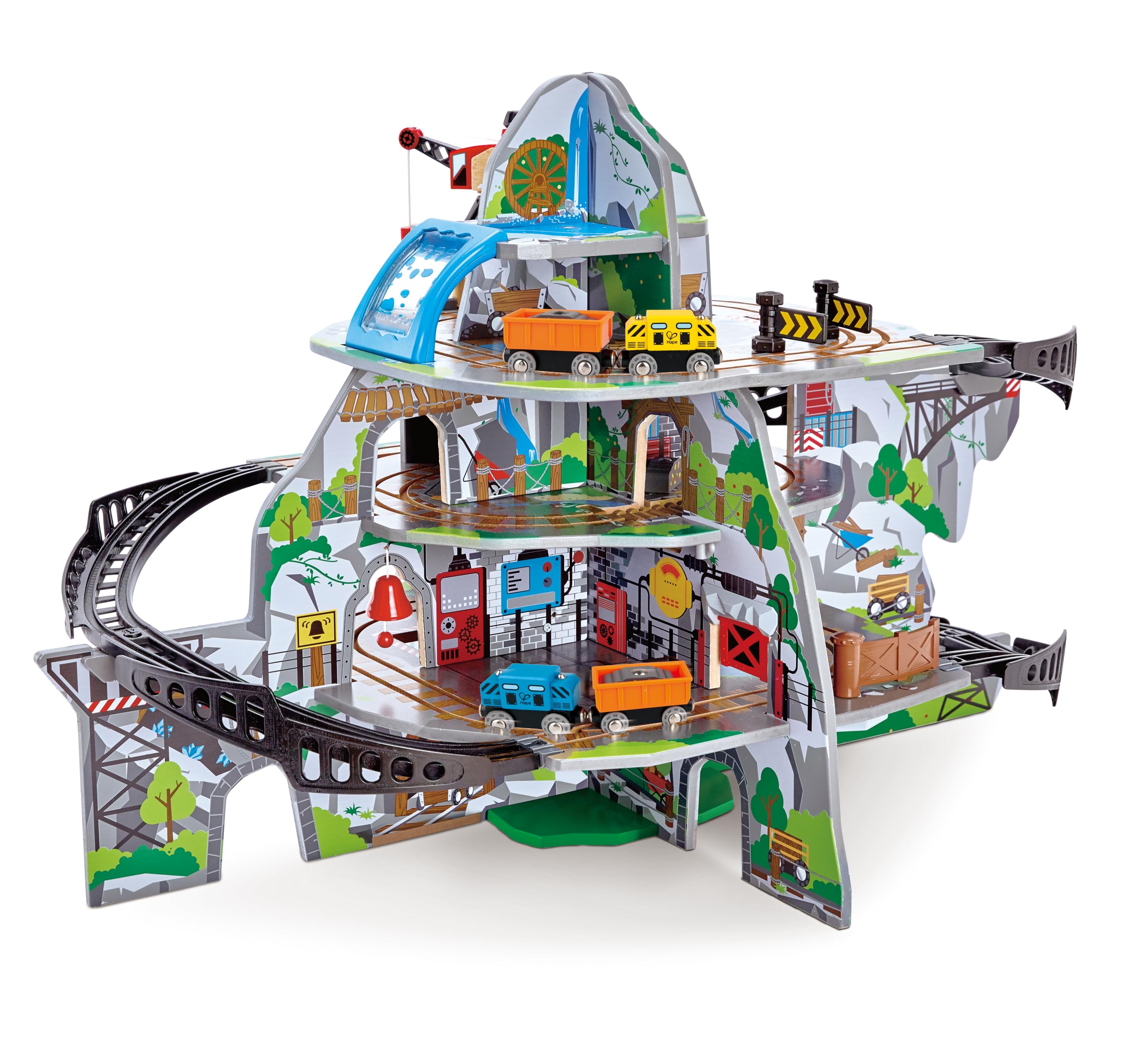 Hape Treno Mega Miniera Montana set ferroviario multilivello