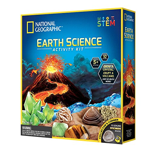 National Geographic Kit scientifici e di scoperta Maxi Kit dell’Esploratore kit scienze della Terra