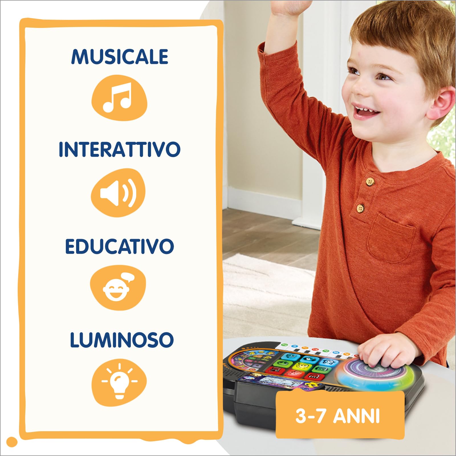 VTech Giocattoli 3-6 anni Junior DJ Mix Console DJ per bambini 3-7 anni