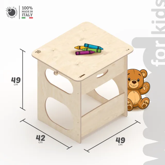 Il Pianeta delle idee Wood for Kids Montessori Banco Montessori in betulla