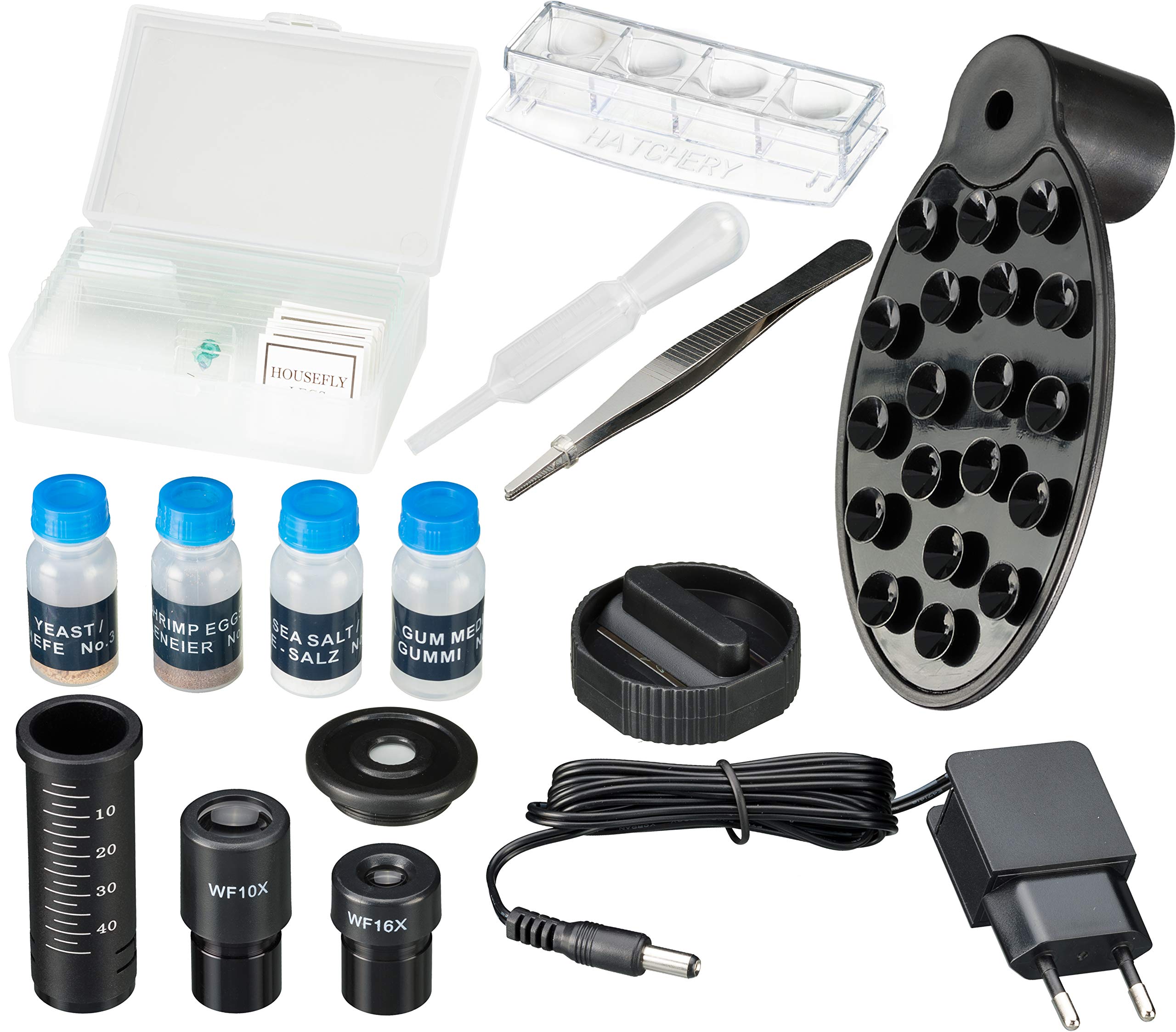 National Geographic Microscopi 9039001 Microscopio 40X-1280X con smartphone
