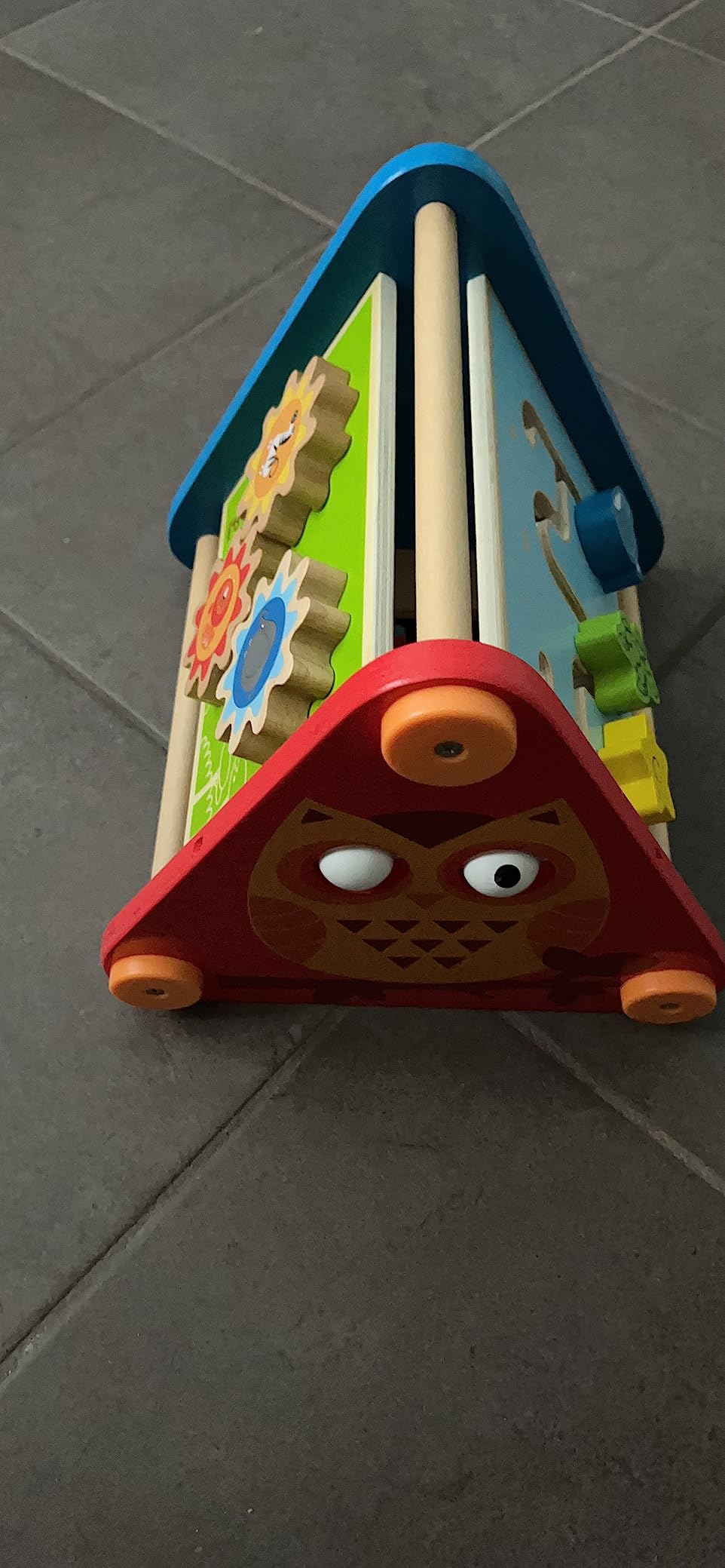 Hape E0434 triangolo multiattività portatile 5 in 1