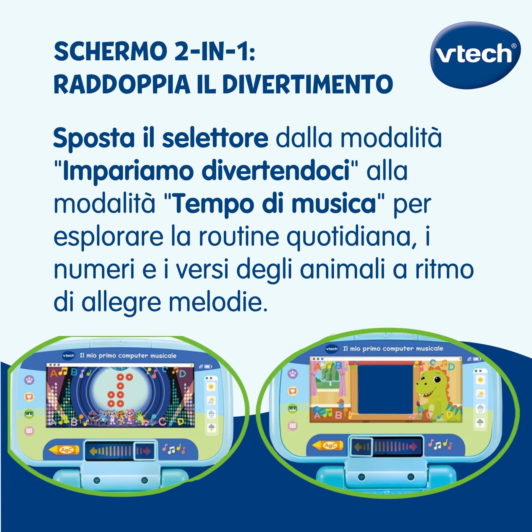 VTech Giocattoli 3-6 anni Il mio primo computer musicale per bambini